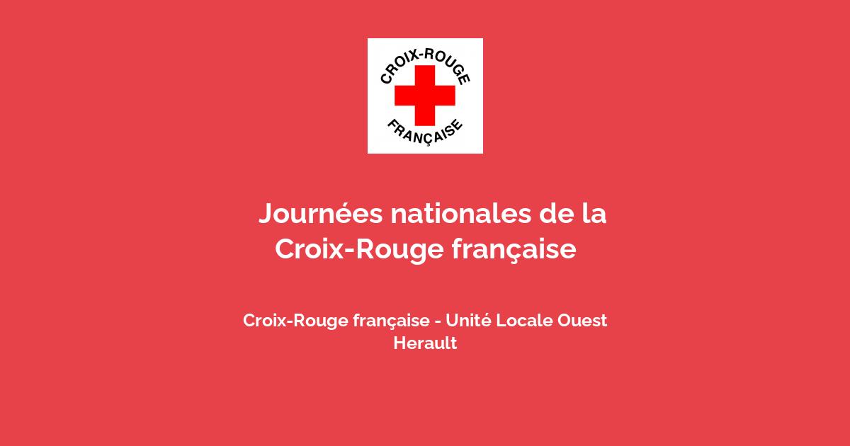 🙋 Journées nationales de la Croix-Rouge française avec Croix-Rouge ...