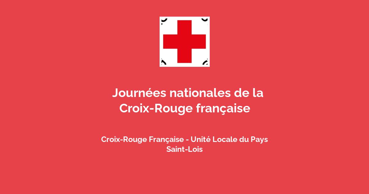 🙋 Journées nationales de la Croix-Rouge française avec Croix-Rouge ...