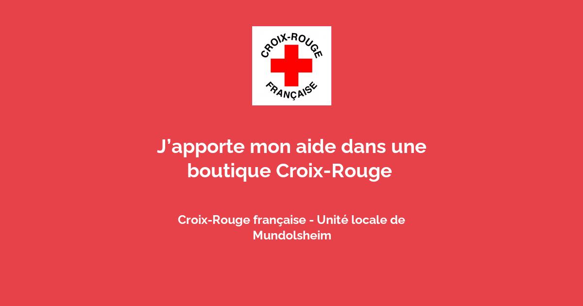 J’apporte mon aide dans une boutique Croix-Rouge👕 avec Croix-Rouge