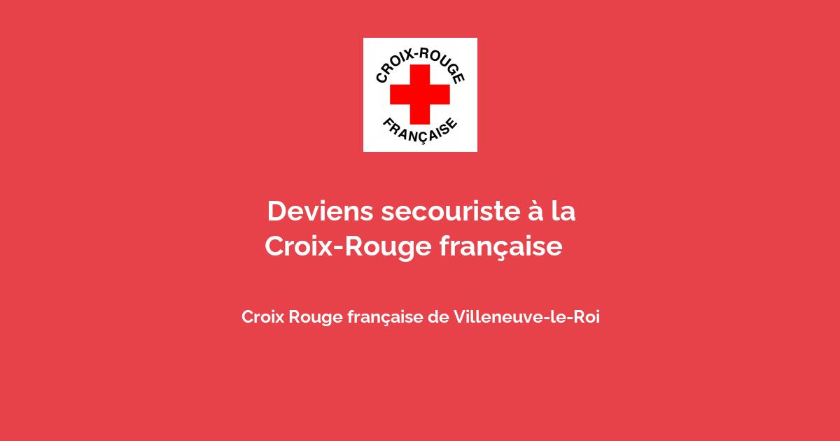 Deviens secouriste à la Croix-Rouge française 🚑 avec Croix Rouge ...